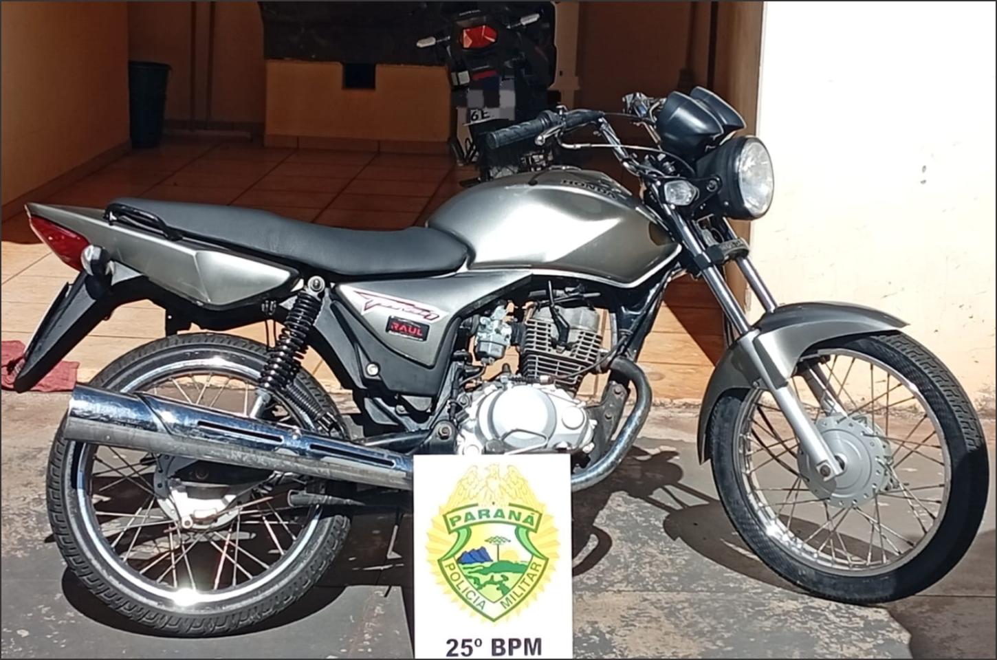 Motociclista sem CNH é abordado e tem veículo apreendido