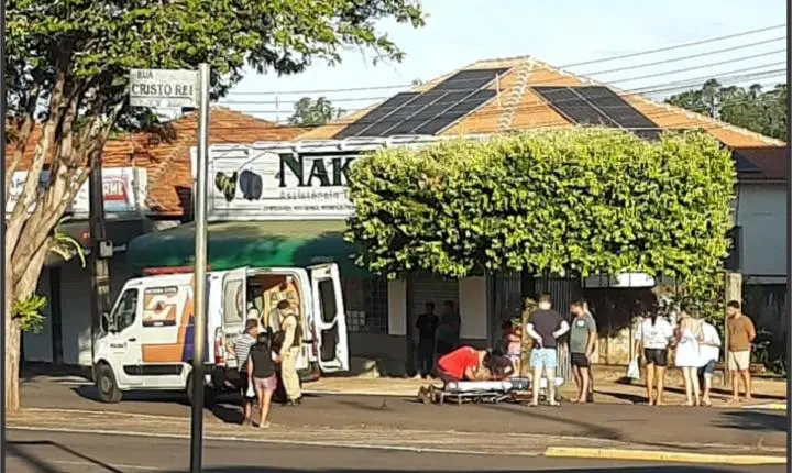 Adolescentes ficam feridos após queda de motocicleta conduzida por menor sem habilitação em Iporã