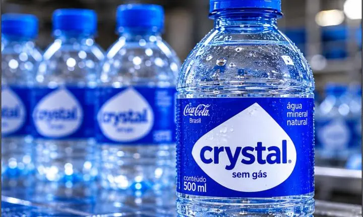 Anvisa comunica recolhimento de lote da água Crystal após identificação de bactéria