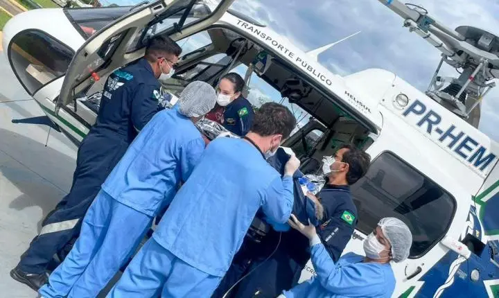 Atendimento rápido salva paciente após mal súbito e duas paradas cardíacas em Guaíra