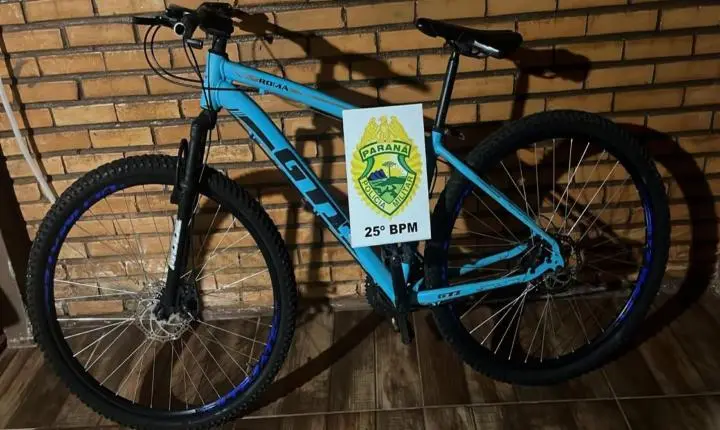 Bicicleta furtada é recuperada no mesmo dia após ação da Polícia Militar