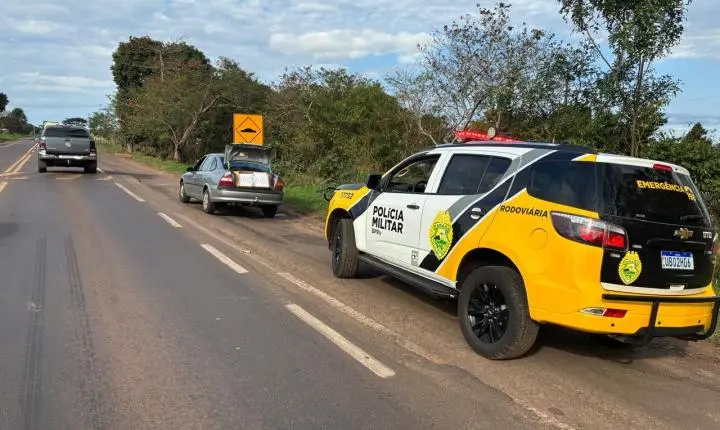 Carga de cigarros de origem estrangeira é apreendida durante abordagem em Francisco Alves