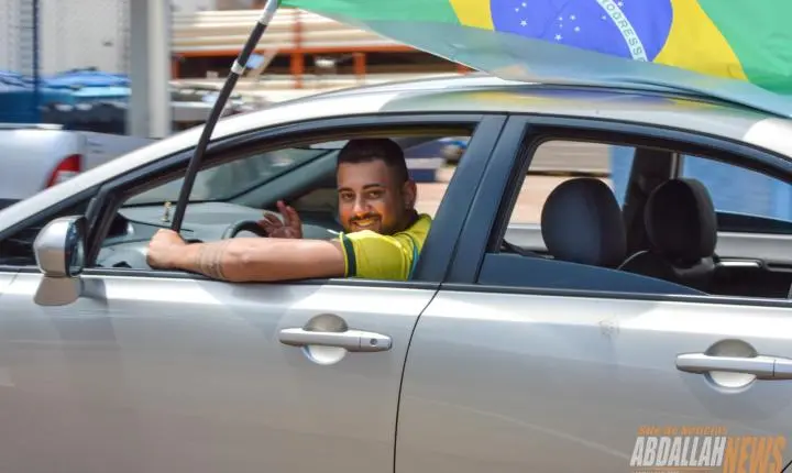 Carreata em apoio ao candidato Flávio Bolsonaro em Iporã