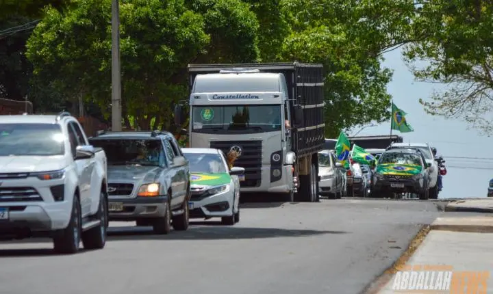Carreata em apoio ao candidato Flávio Bolsonaro em Iporã