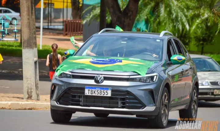 Carreata em apoio ao candidato Flávio Bolsonaro em Iporã