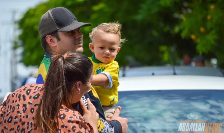 Carreata em apoio ao candidato Flávio Bolsonaro em Iporã