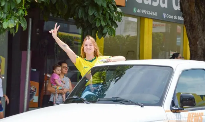 Carreata em apoio ao candidato Flávio Bolsonaro em Iporã