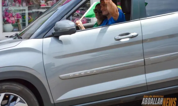 Carreata em apoio ao candidato Flávio Bolsonaro em Iporã