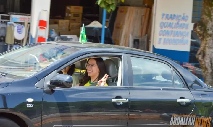 Carreata em apoio ao candidato Flávio Bolsonaro em Iporã