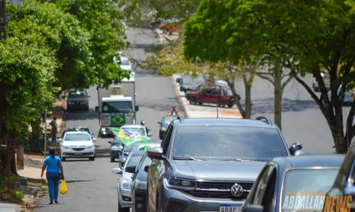 Carreata em apoio ao candidato Flávio Bolsonaro em Iporã