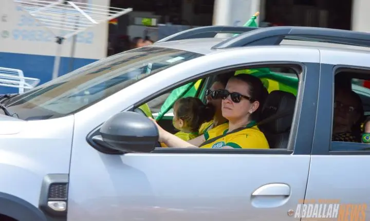 Carreata em apoio ao candidato Flávio Bolsonaro em Iporã