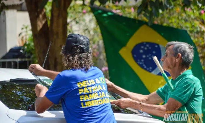 Carreata em apoio ao candidato Flávio Bolsonaro em Iporã