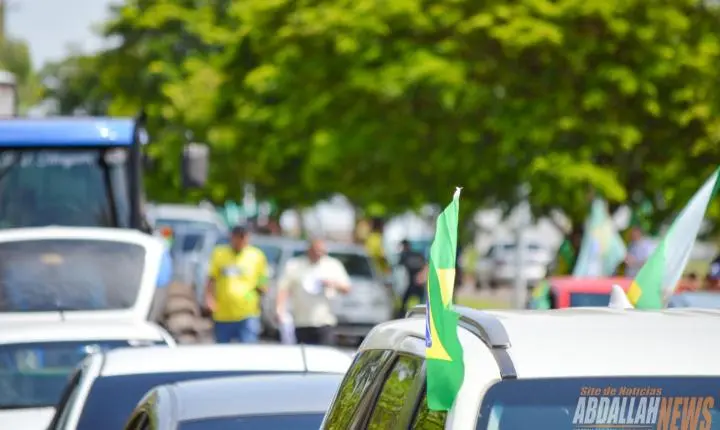 Carreata em apoio ao candidato Flávio Bolsonaro em Iporã