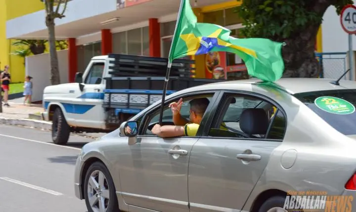 Carreata em apoio ao candidato Flávio Bolsonaro em Iporã