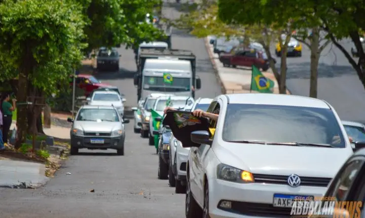 Carreata em apoio ao candidato Flávio Bolsonaro em Iporã