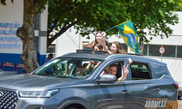 Carreata em apoio ao candidato Flávio Bolsonaro em Iporã