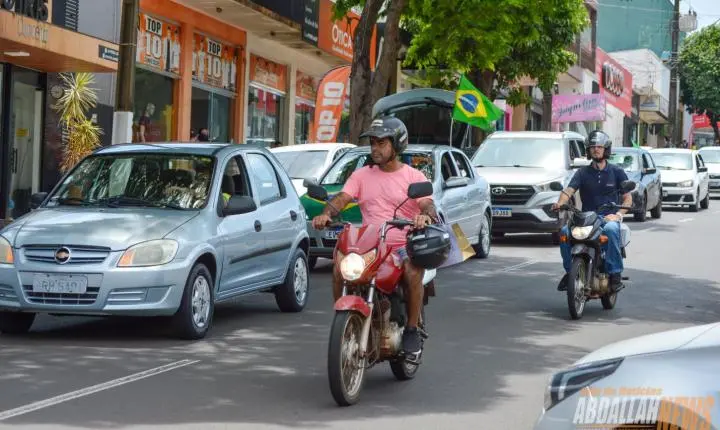 Carreata em apoio ao candidato Flávio Bolsonaro em Iporã