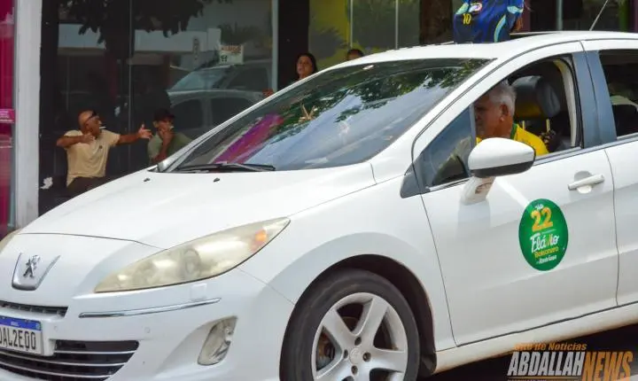 Carreata em apoio ao candidato Flávio Bolsonaro em Iporã