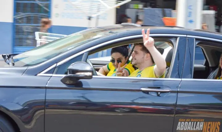 Carreata em apoio ao candidato Flávio Bolsonaro em Iporã