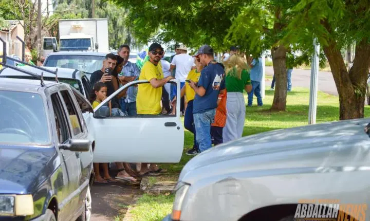 Carreata em apoio ao candidato Flávio Bolsonaro em Iporã