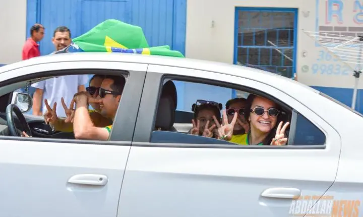 Carreata em apoio ao candidato Flávio Bolsonaro em Iporã