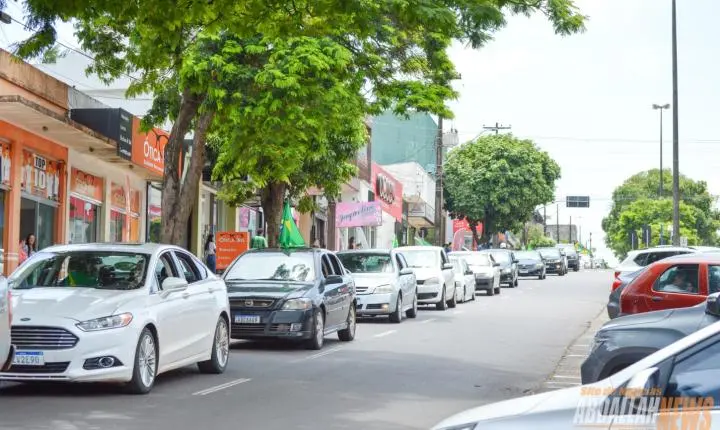 Carreata em apoio ao candidato Flávio Bolsonaro em Iporã