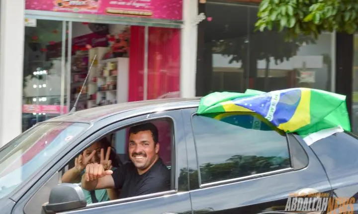 Carreata em apoio ao candidato Flávio Bolsonaro em Iporã