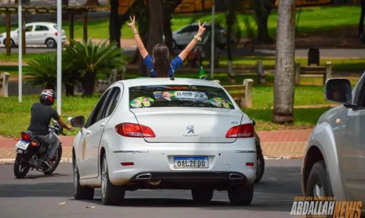 Carreata em apoio ao candidato Flávio Bolsonaro em Iporã