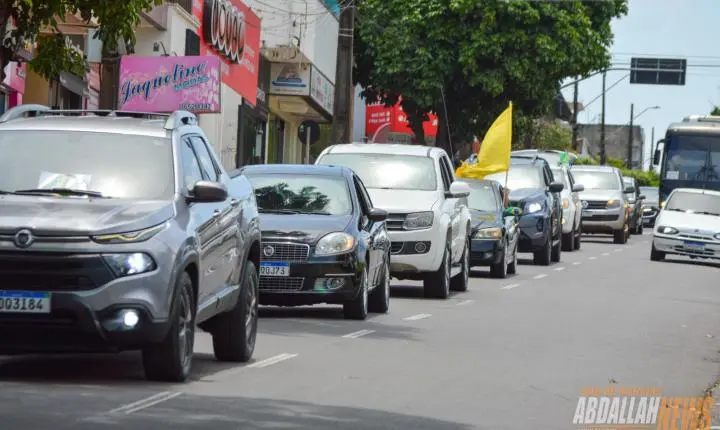 Carreata em apoio ao candidato Flávio Bolsonaro em Iporã