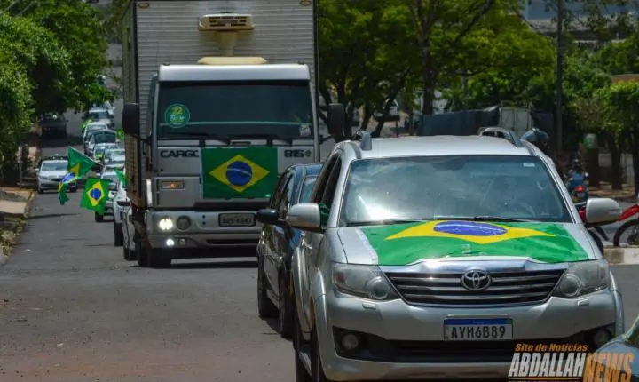 Carreata em apoio ao candidato Flávio Bolsonaro em Iporã