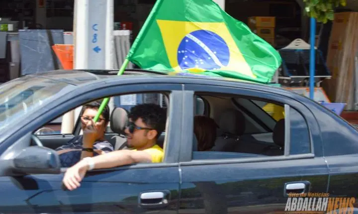 Carreata em apoio ao candidato Flávio Bolsonaro em Iporã