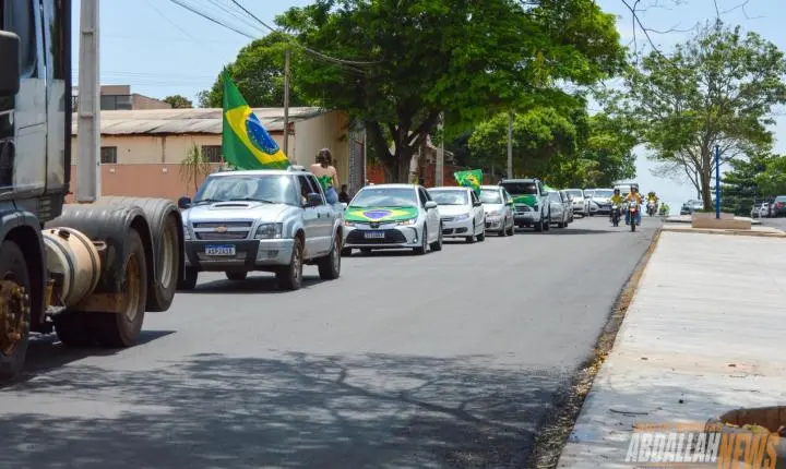 Carreata em apoio ao candidato Flávio Bolsonaro em Iporã