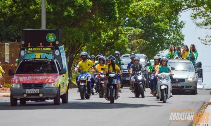 Carreata em apoio ao candidato Flávio Bolsonaro em Iporã