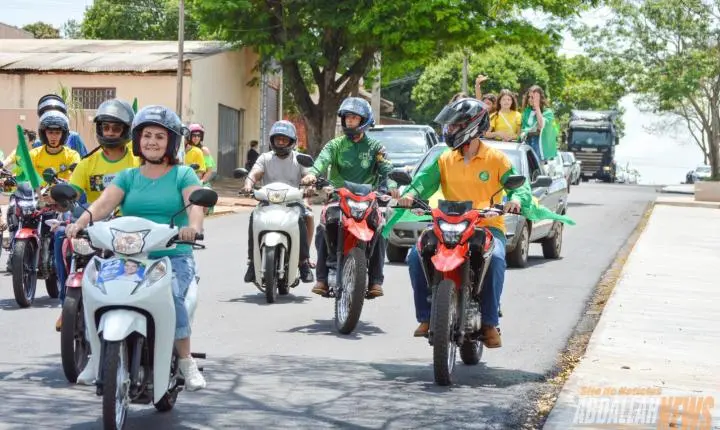 Carreata em apoio ao candidato Flávio Bolsonaro em Iporã