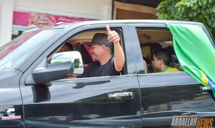 Carreata em apoio ao candidato Flávio Bolsonaro em Iporã