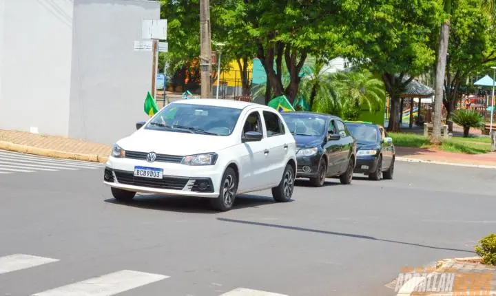 Carreata em apoio ao candidato Flávio Bolsonaro em Iporã