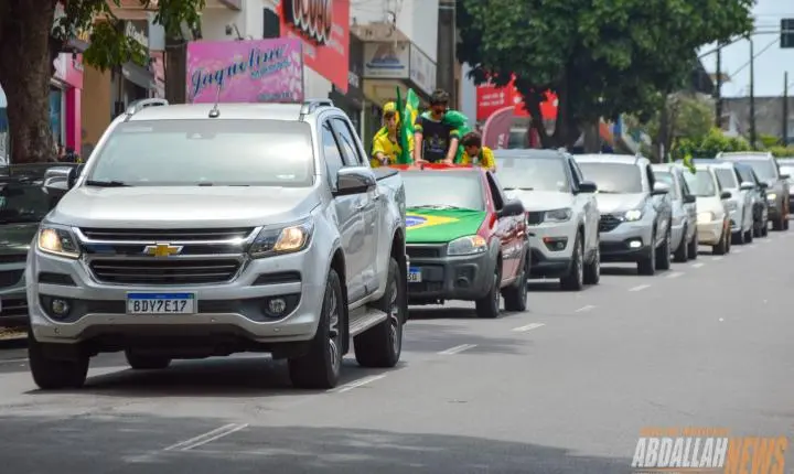 Carreata em apoio ao candidato Flávio Bolsonaro em Iporã