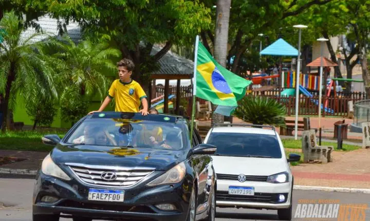Carreata em apoio ao candidato Flávio Bolsonaro em Iporã