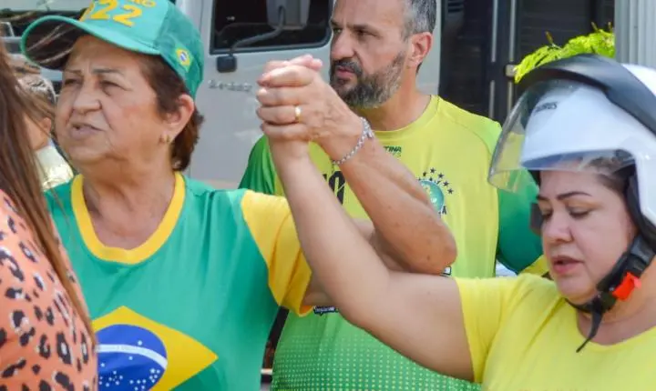Carreata em apoio ao candidato Flávio Bolsonaro em Iporã