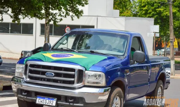 Carreata em apoio ao candidato Flávio Bolsonaro em Iporã