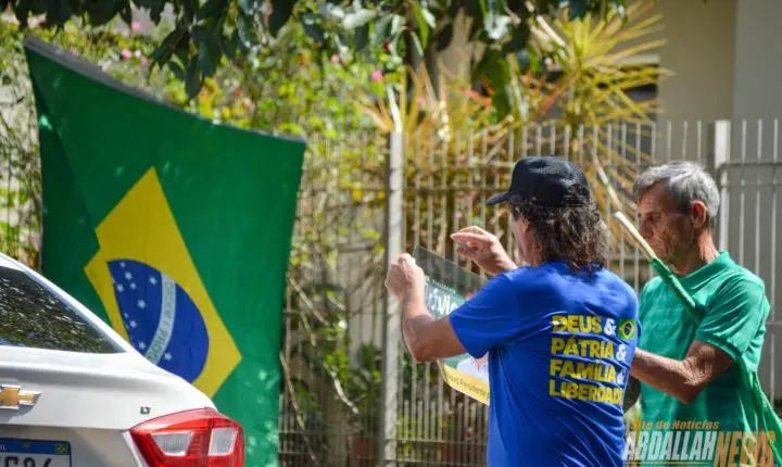 Carreata em apoio ao candidato Flávio Bolsonaro em Iporã