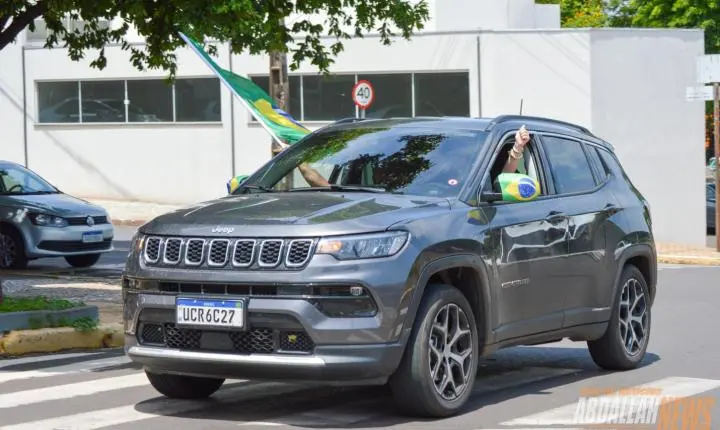 Carreata em apoio ao candidato Flávio Bolsonaro em Iporã