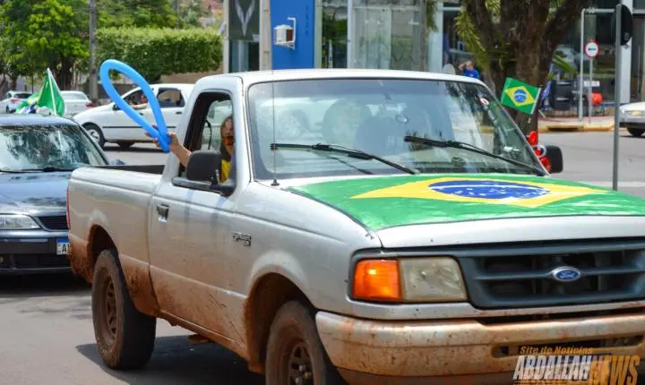 Carreata em apoio ao candidato Flávio Bolsonaro em Iporã