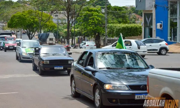 Carreata em apoio ao candidato Flávio Bolsonaro em Iporã