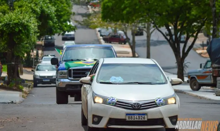 Carreata em apoio ao candidato Flávio Bolsonaro em Iporã