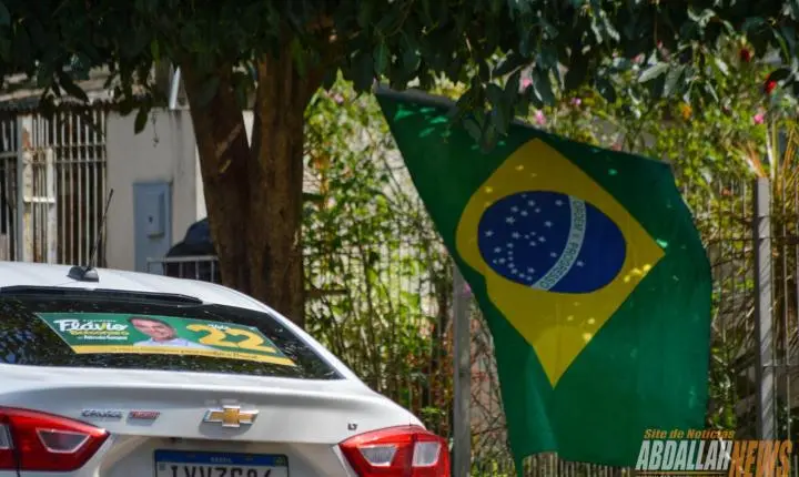 Carreata em apoio ao candidato Flávio Bolsonaro em Iporã