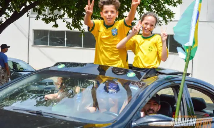 Carreata em apoio ao candidato Flávio Bolsonaro em Iporã