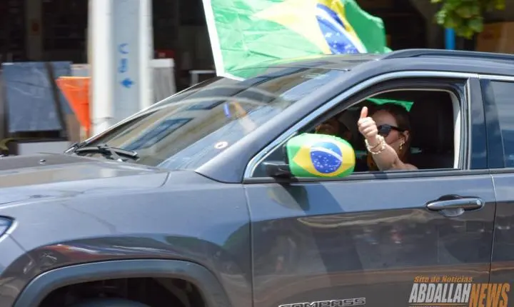 Carreata em apoio ao candidato Flávio Bolsonaro em Iporã