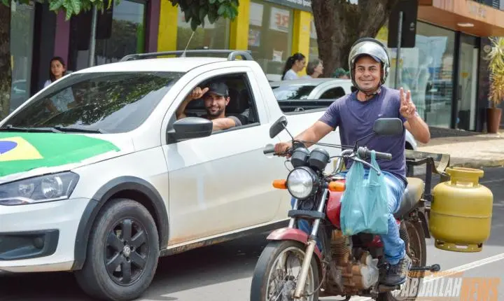 Carreata em apoio ao candidato Flávio Bolsonaro em Iporã
