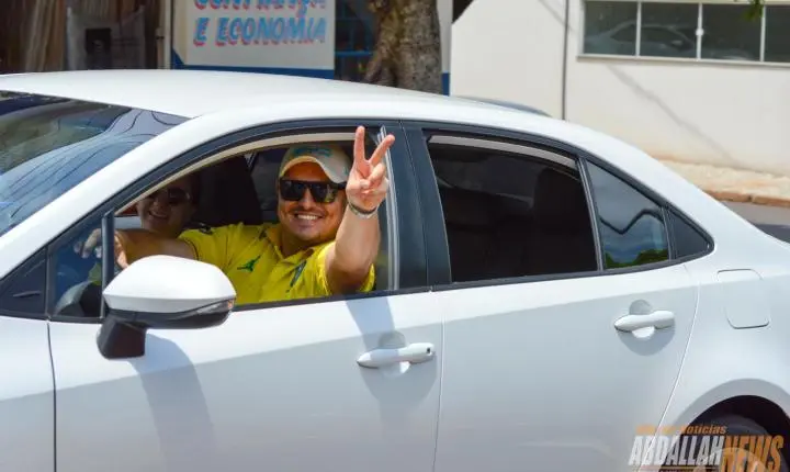 Carreata em apoio ao candidato Flávio Bolsonaro em Iporã